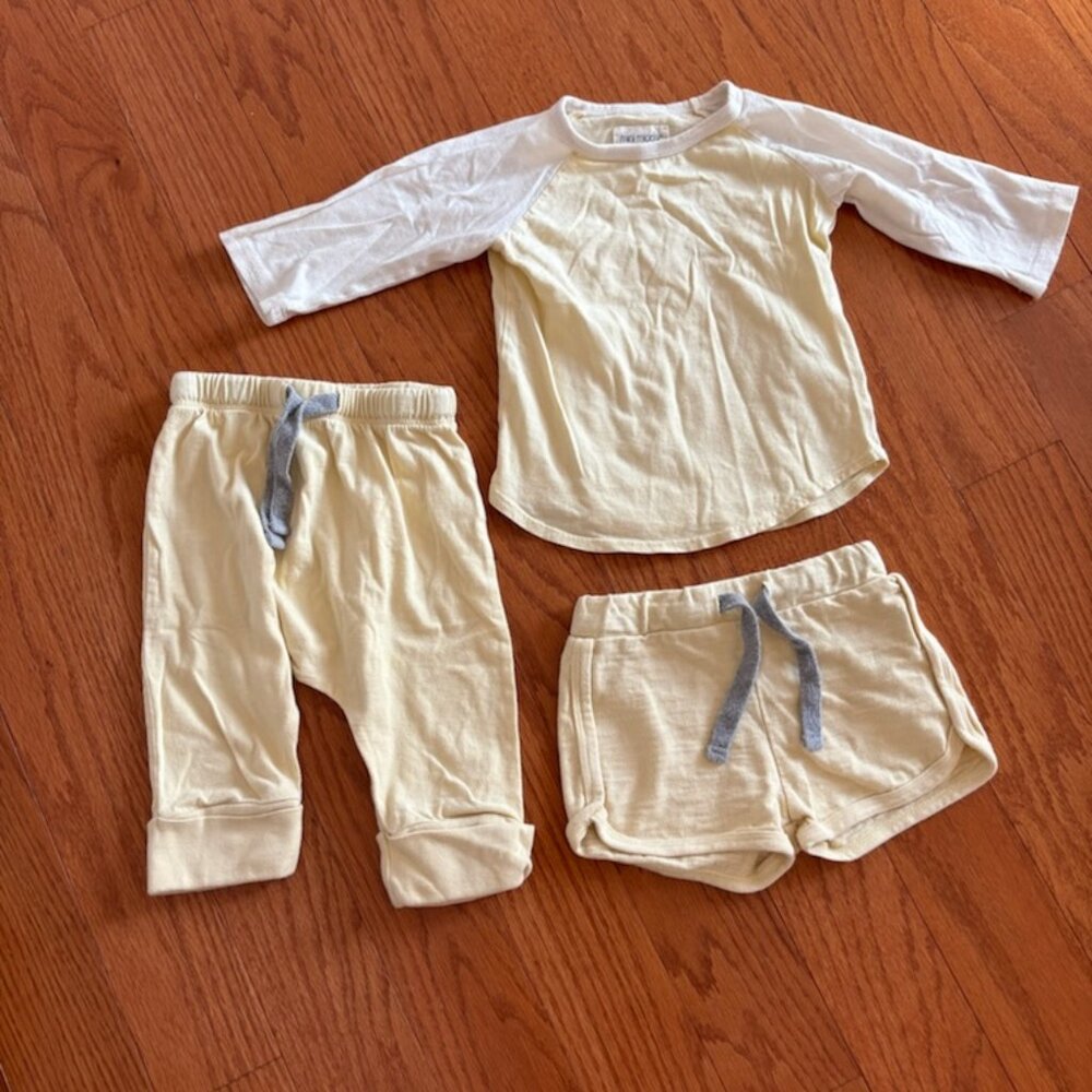 MiniMioche Size 1/2 Bundle - Light Yellow/Offwhite